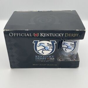 NEW Official 143 Kentucky Derby 2017 Mint‎ Julep Glass Set Of 6 Churchill Downs